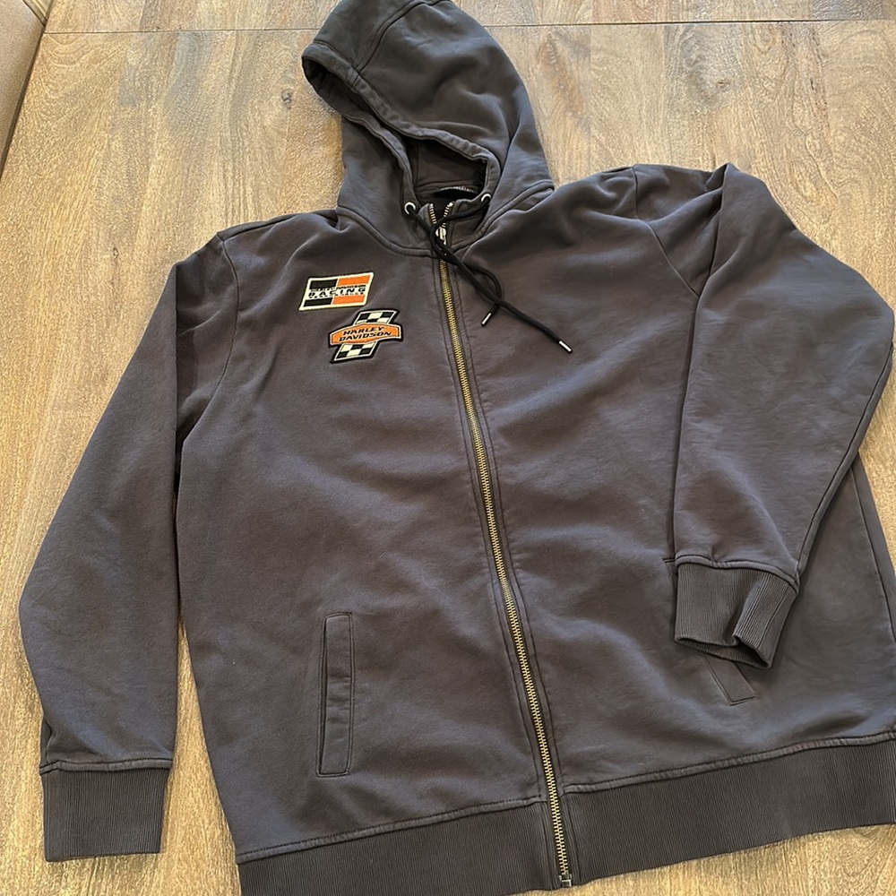 Harley-Davidson Racing Screamin’ Eagle Full Zip Hoodie 2XL